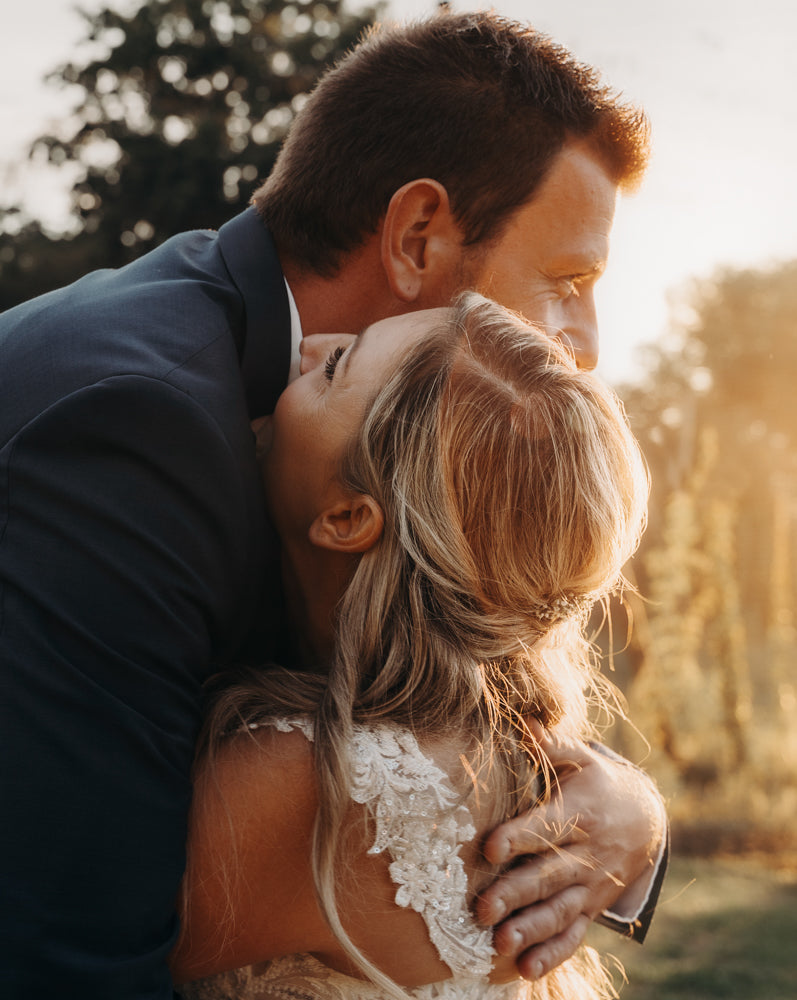 hochzeit paarshooting sonnenuntergang
