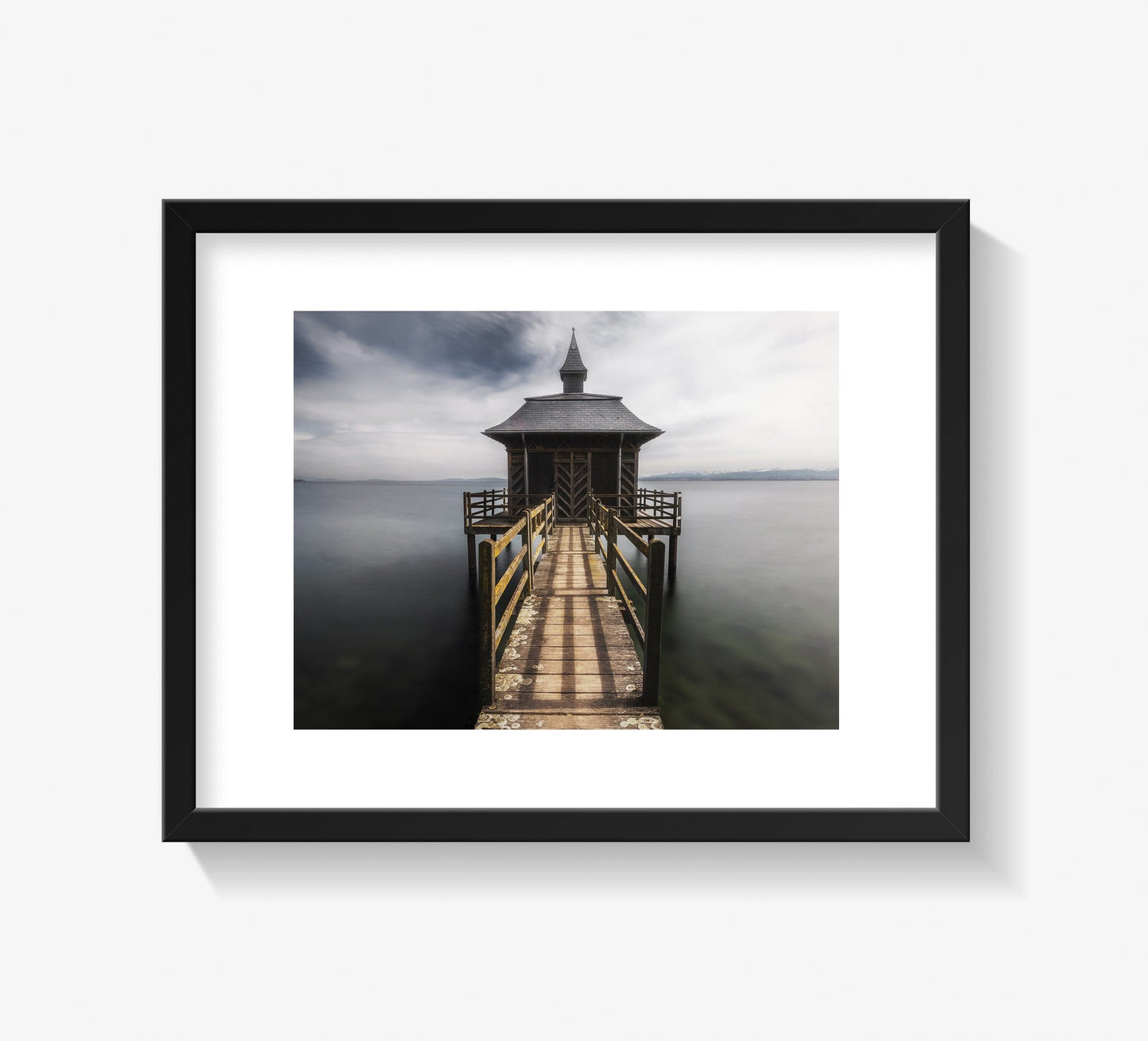Fränzi Raufer Photography Bild Wandbild Badehaus in Gorgier, Schweiz